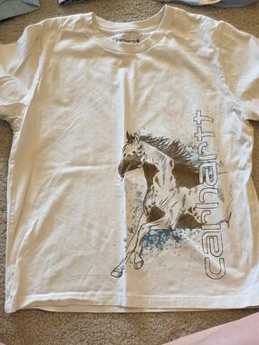 Carhartt Kids White Horse Graphic Tee